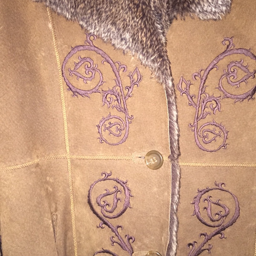 Vintage Guess Leather Coat - Picture 2 of 8